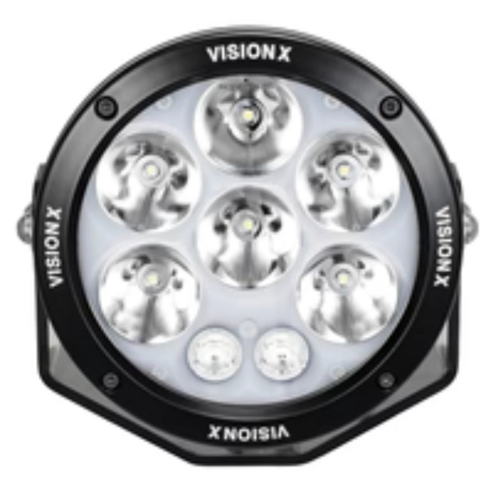 PAIR OF 6.7" CANNON ADV AMBER HALO 8 LED LIGHT MIXED BEAM INCLUDING HARNESS - Image 6