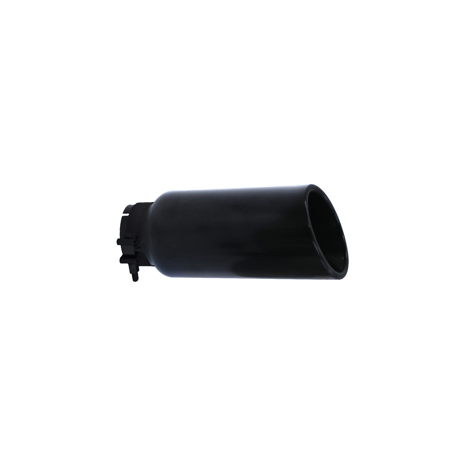 Go Rhino GRT2310B - Black Powder Coated Stainless Steel Exhaust Tip - Textured Black