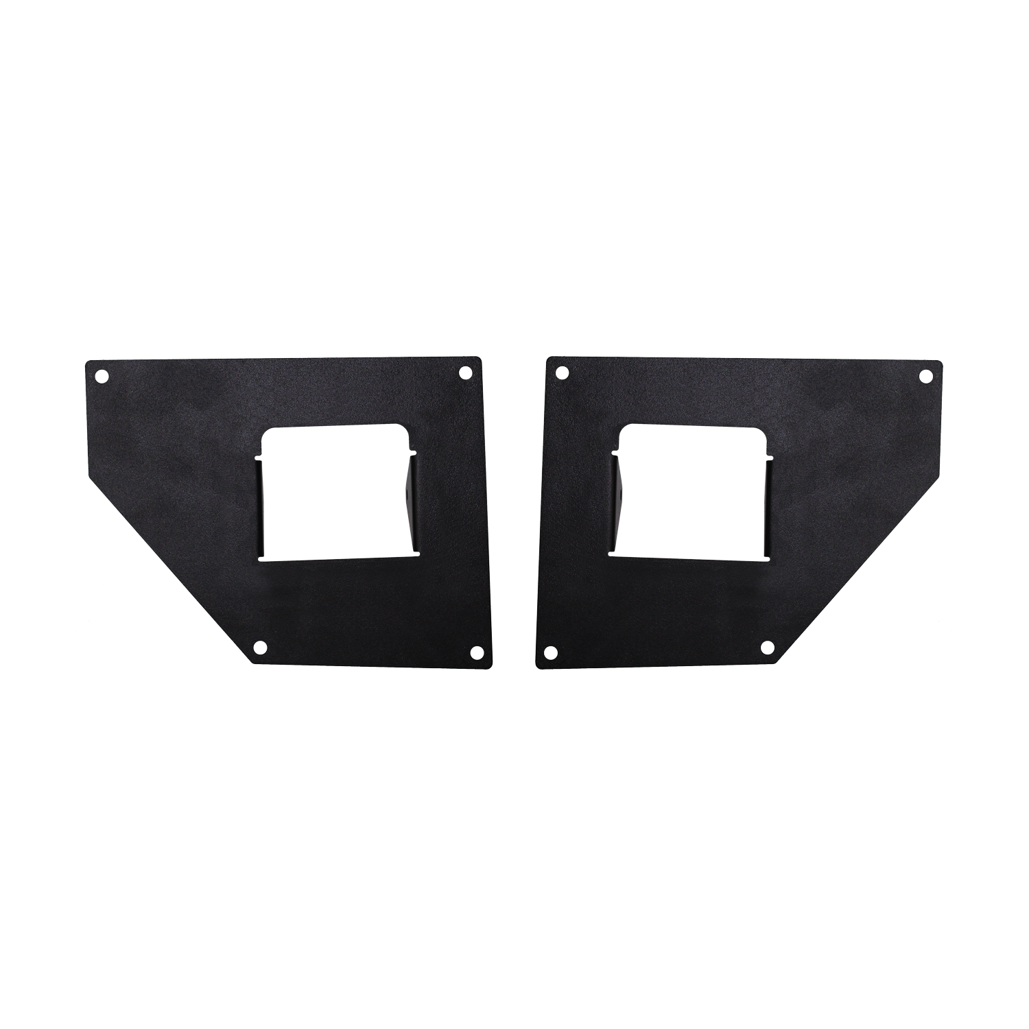 Go Rhino 231151T - BRJ40 Light Plates for Straight End Caps (3") - Textured Black