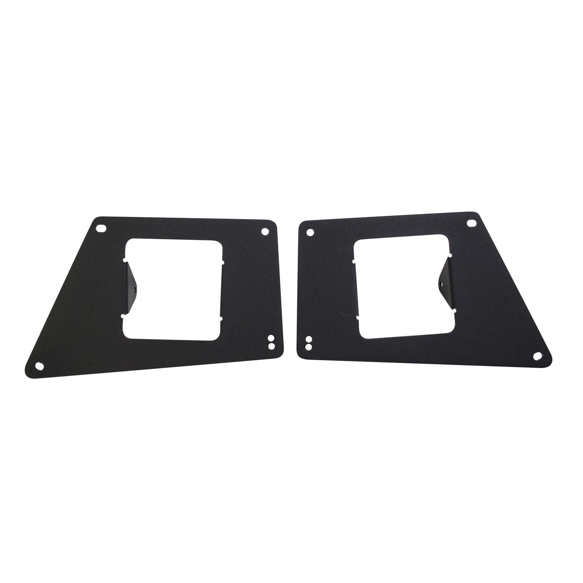 Go Rhino 241732T - BR5/BR10 Front Light Plates (3x3 Surface Mount) - Textured Black