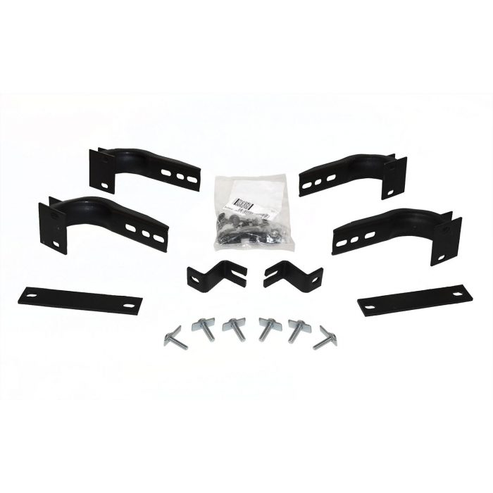 Go Rhino 6842395 - OE Xtreme Side Steps - Mounting Brackets Only -Textured Black