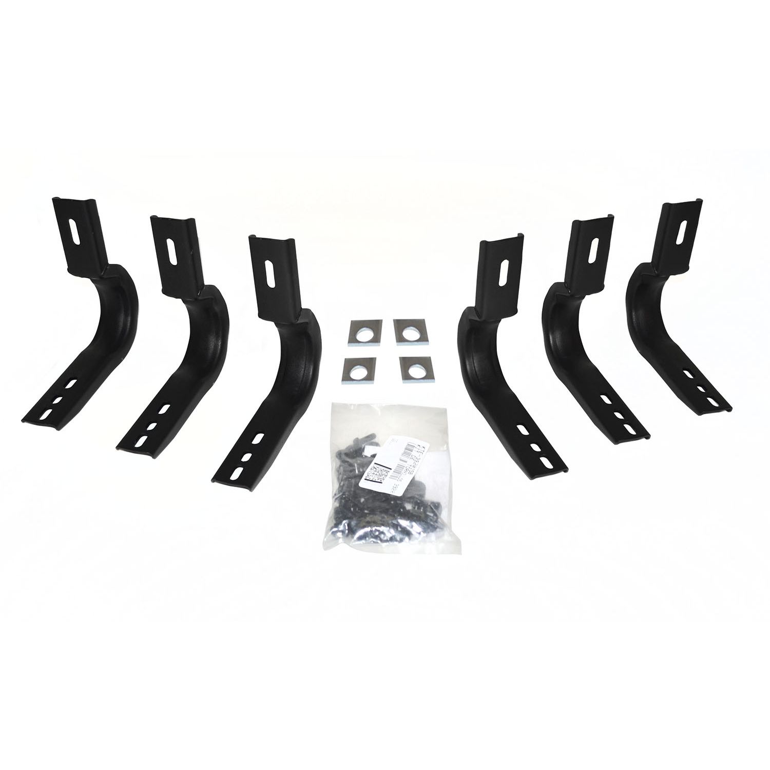 Go Rhino 6840456 - Brackets for 6" OE Xtreme Wheel-to-Wheel SideSteps - Black powder coat