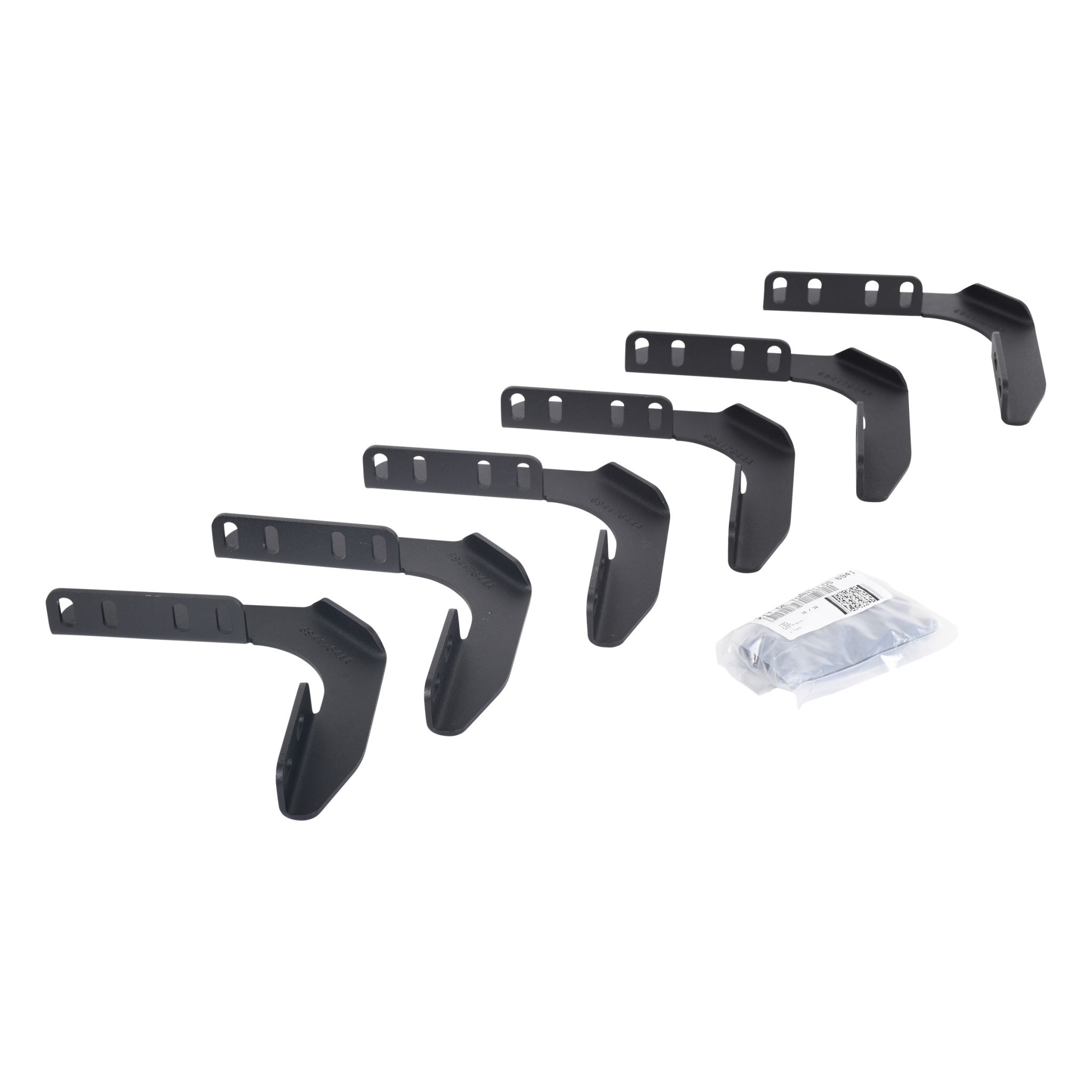 Go Rhino - 6941765 - RB10/RB20 Running Boards - MOUNTING BRACKETS ONLY - Textured Black