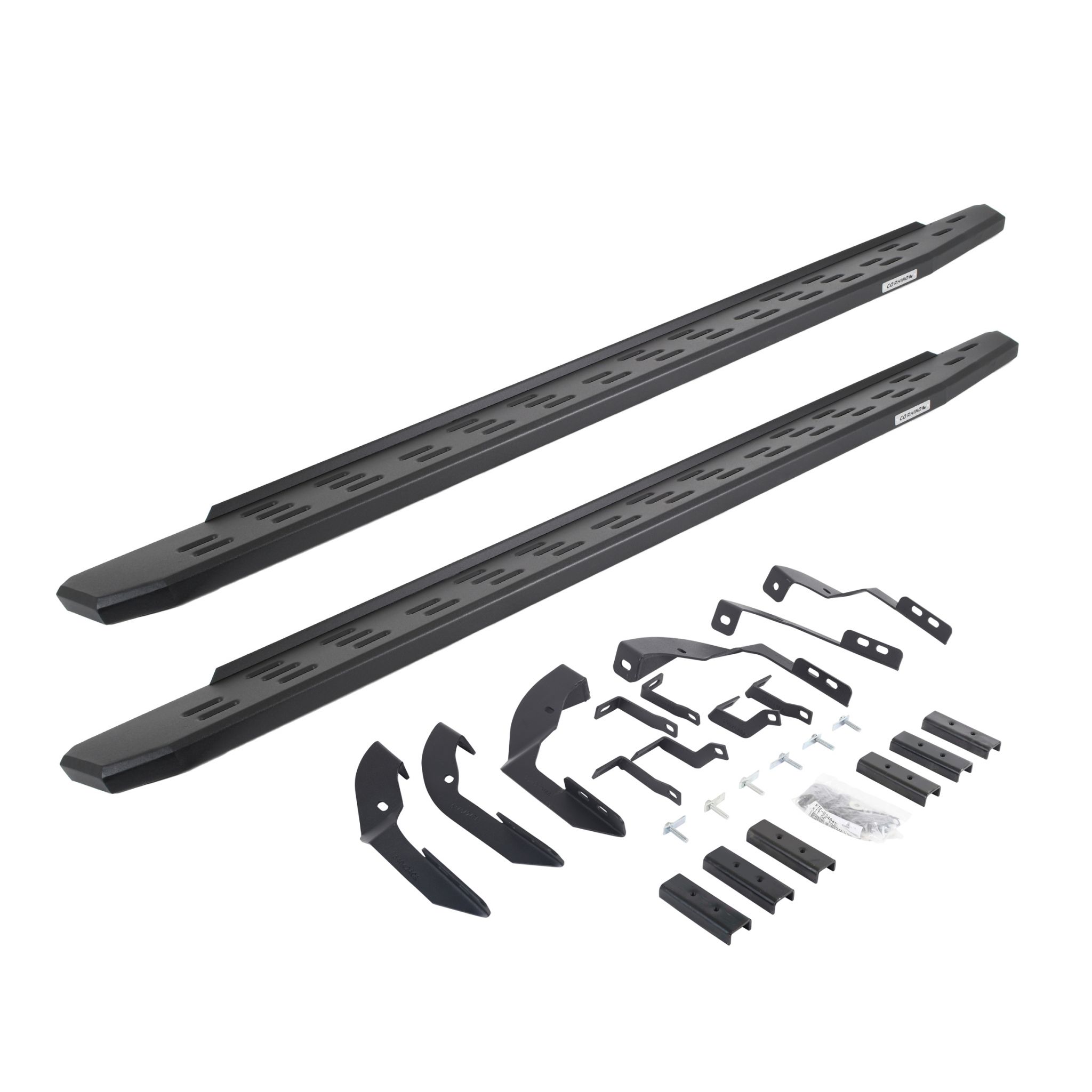 Go Rhino 69604280PC - RB30 Running Boards with Mounting Bracket Kit - Textured Black