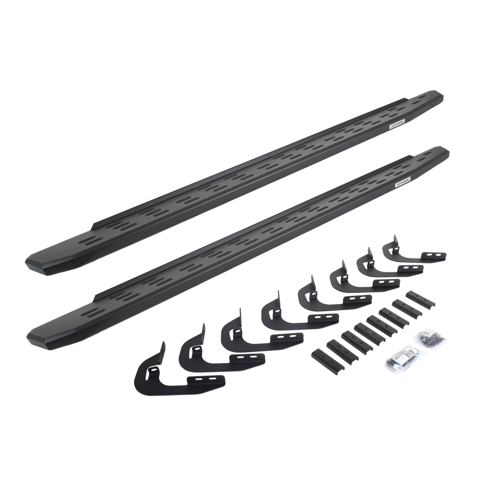 Go Rhino 69605880PC - RB30 Running Boards with Mounting Bracket Kit - Textured Black