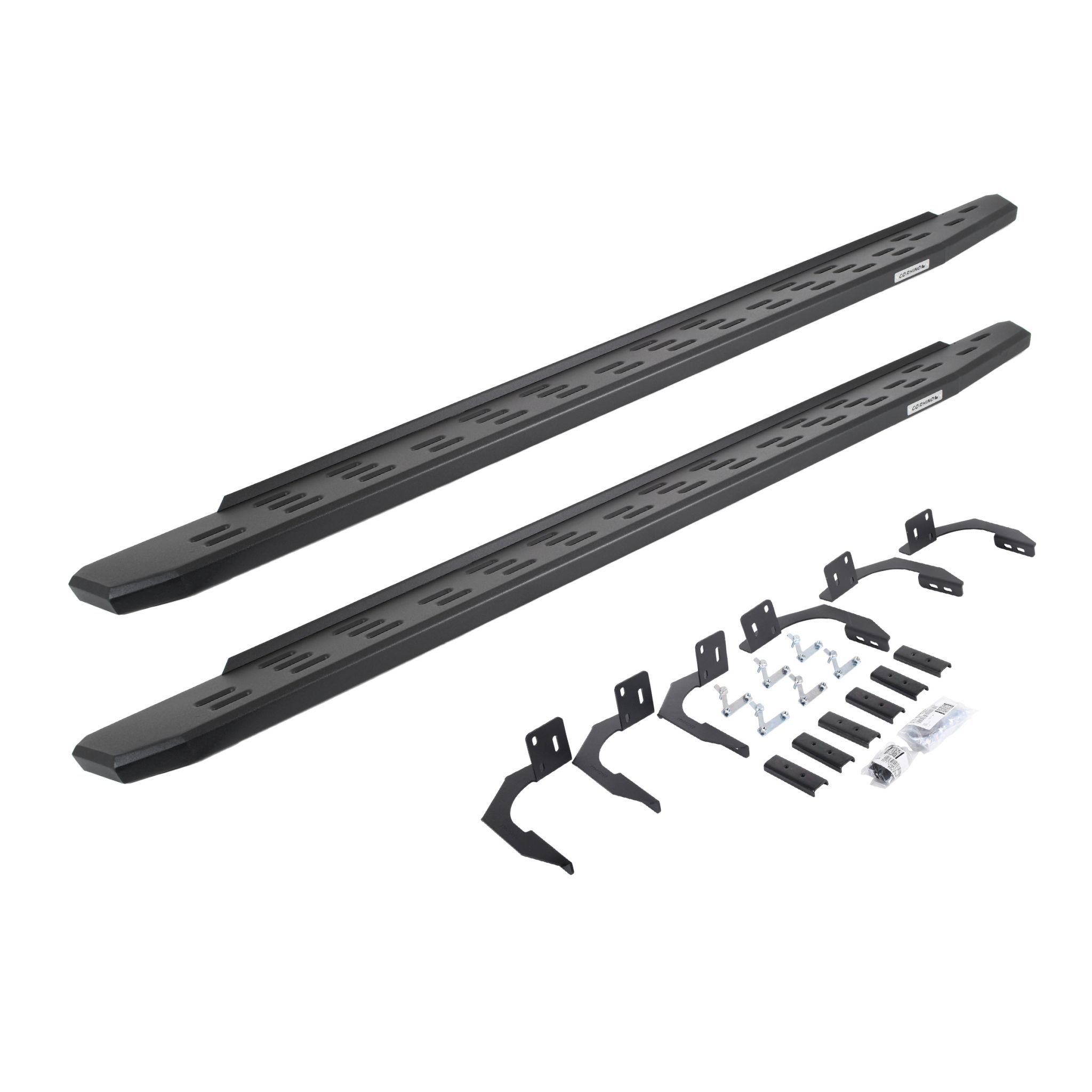 Go Rhino 69609980PC - RB30 Running Boards with Mounting Bracket Kit - Textured Black