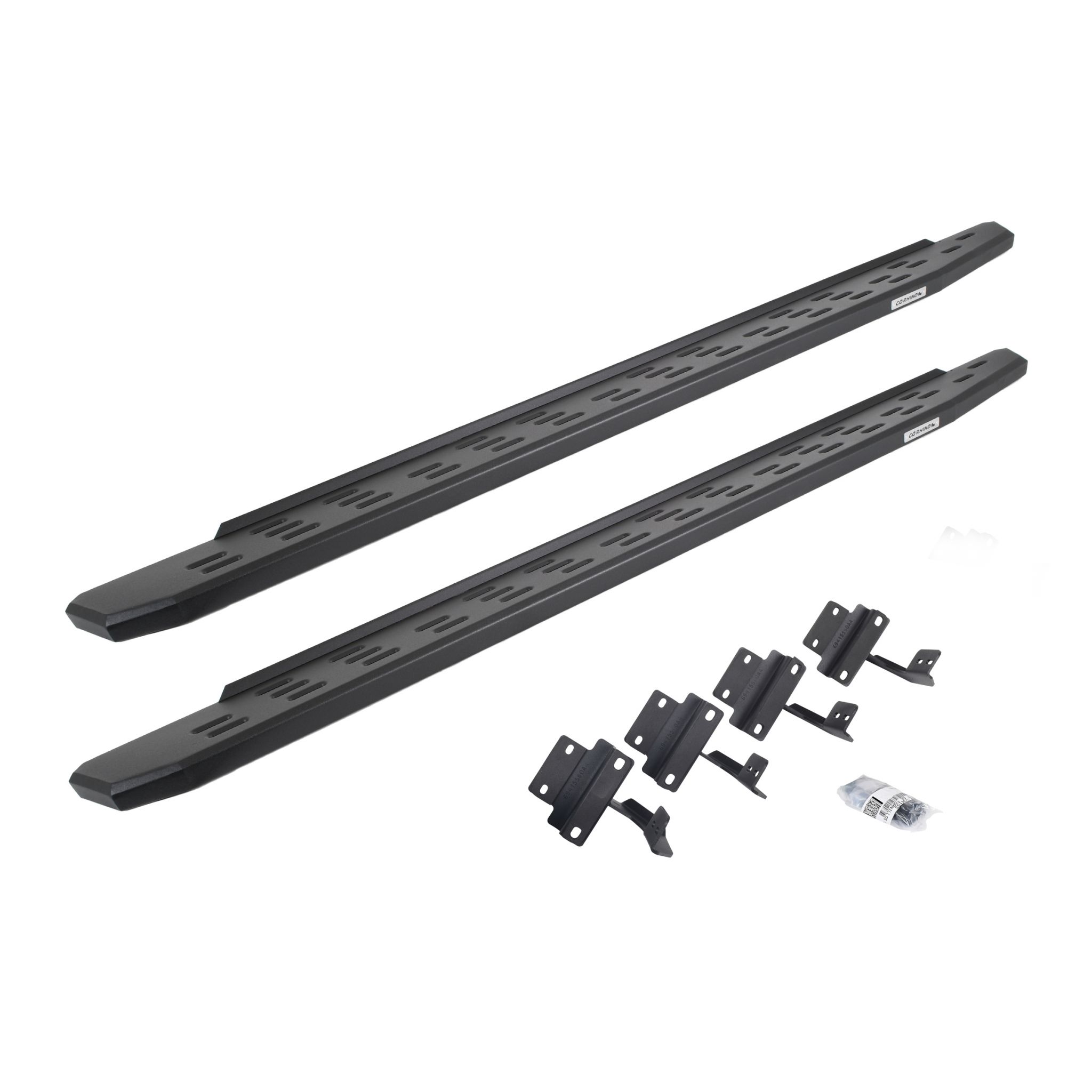 Go Rhino 69617780PC - RB30 Running Boards with Mounting Bracket Kit - Textured Black