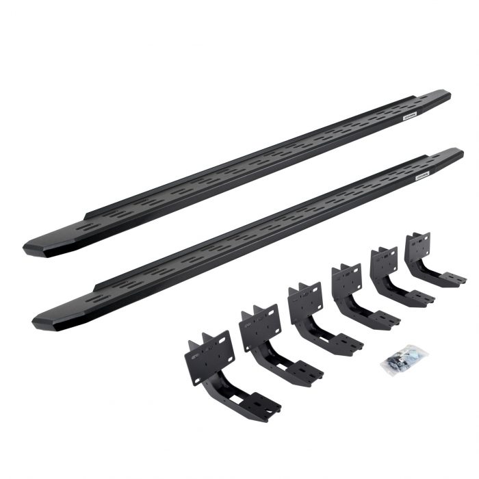 Go Rhino 69630687PC - RB30 Running Boards with Mounting Bracket Kit - Textured Black