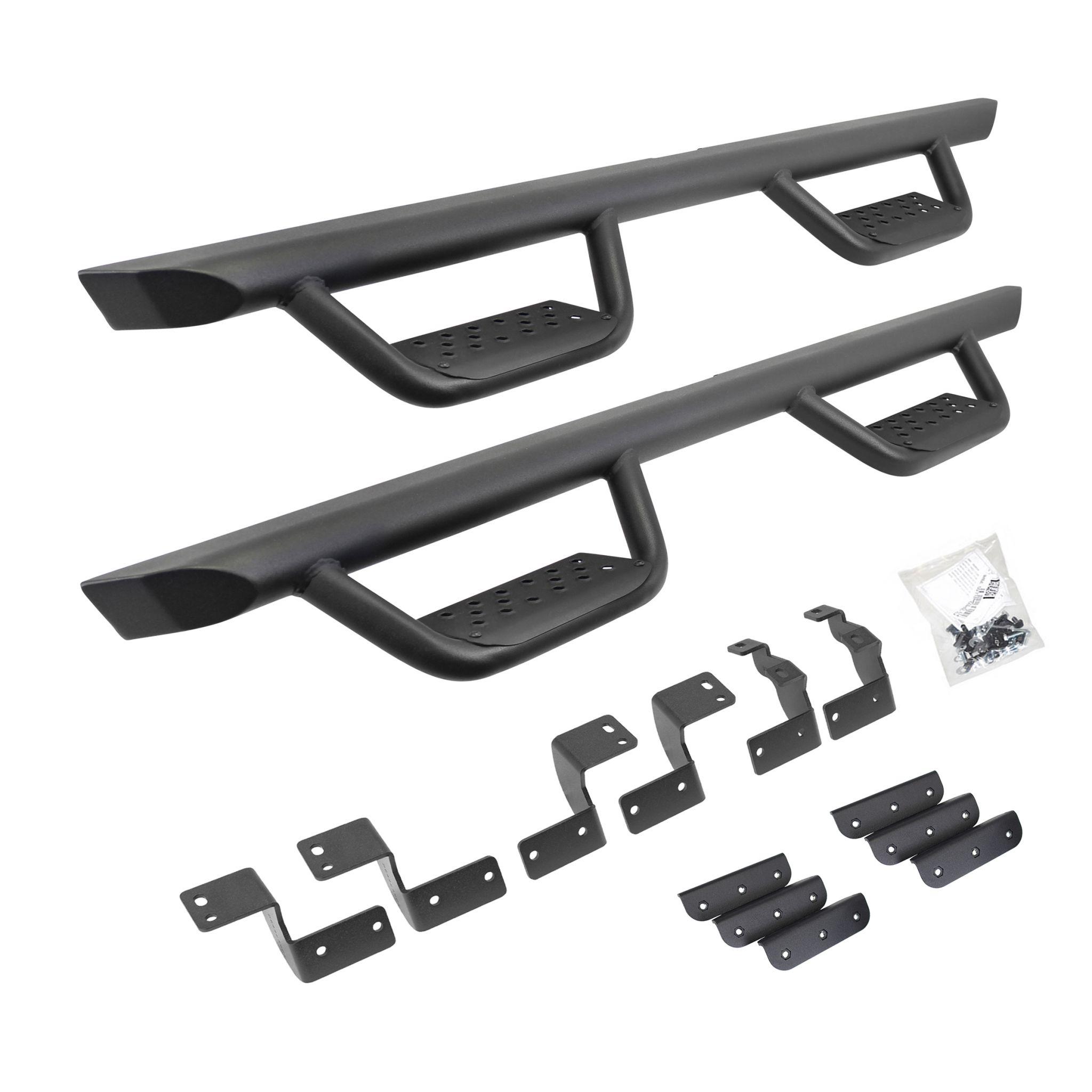 Go Rhino D224425T - Domintator Extreme D2 Side Steps With Mounting Brackets - Textured Black