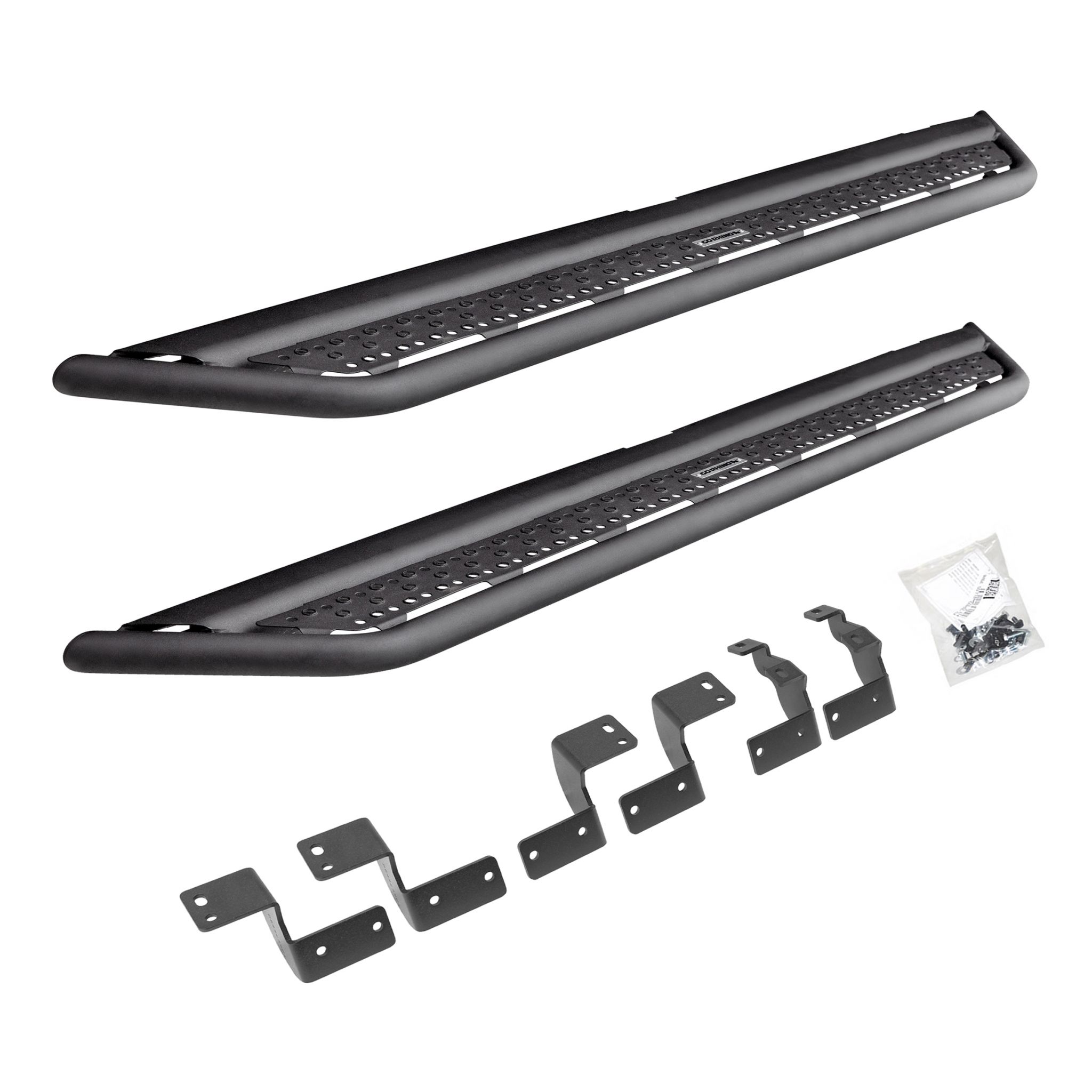 Go Rhino D64425T - Dominator Xtreme D6 SideSteps With Mounting Bracket Kit - Textured Black