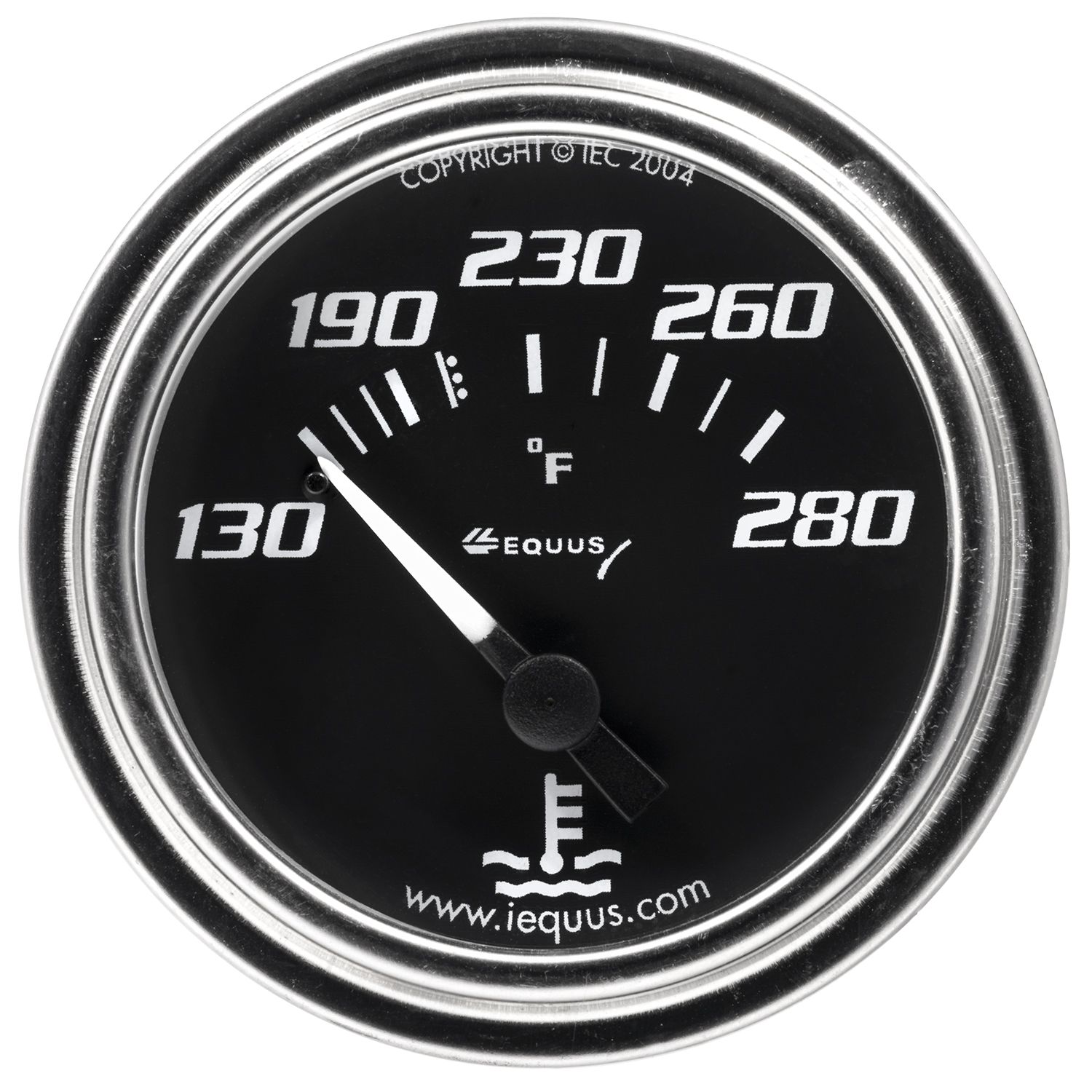 2 in. Chrome Mechanical Water Temperature Gauge