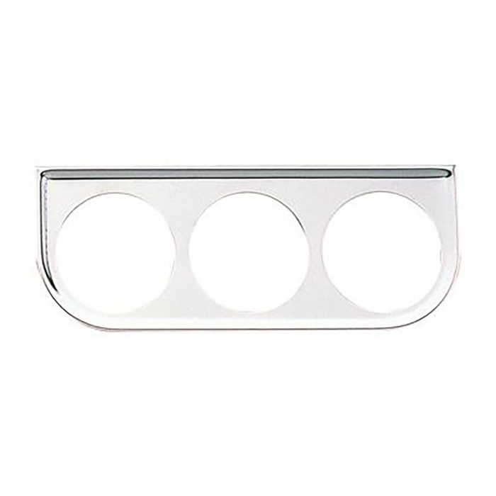 2 in. Chrome Triple Mounting Panel