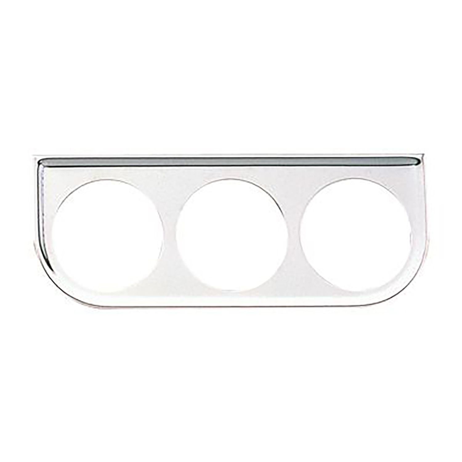 2 in. Chrome Triple Mounting Panel