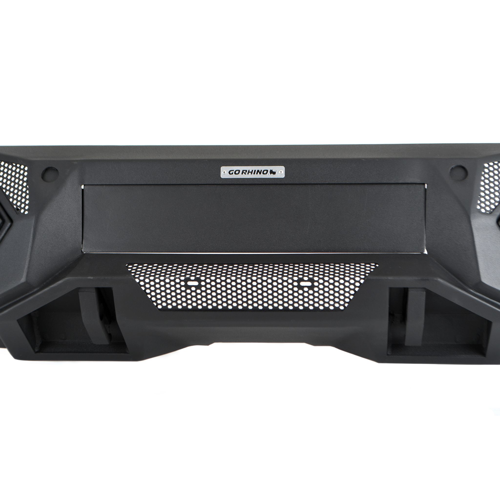 Go Rhino 341301T - Element Front Bumper with Power Actuated Hide-Away Light Bar Mount - Textured Black