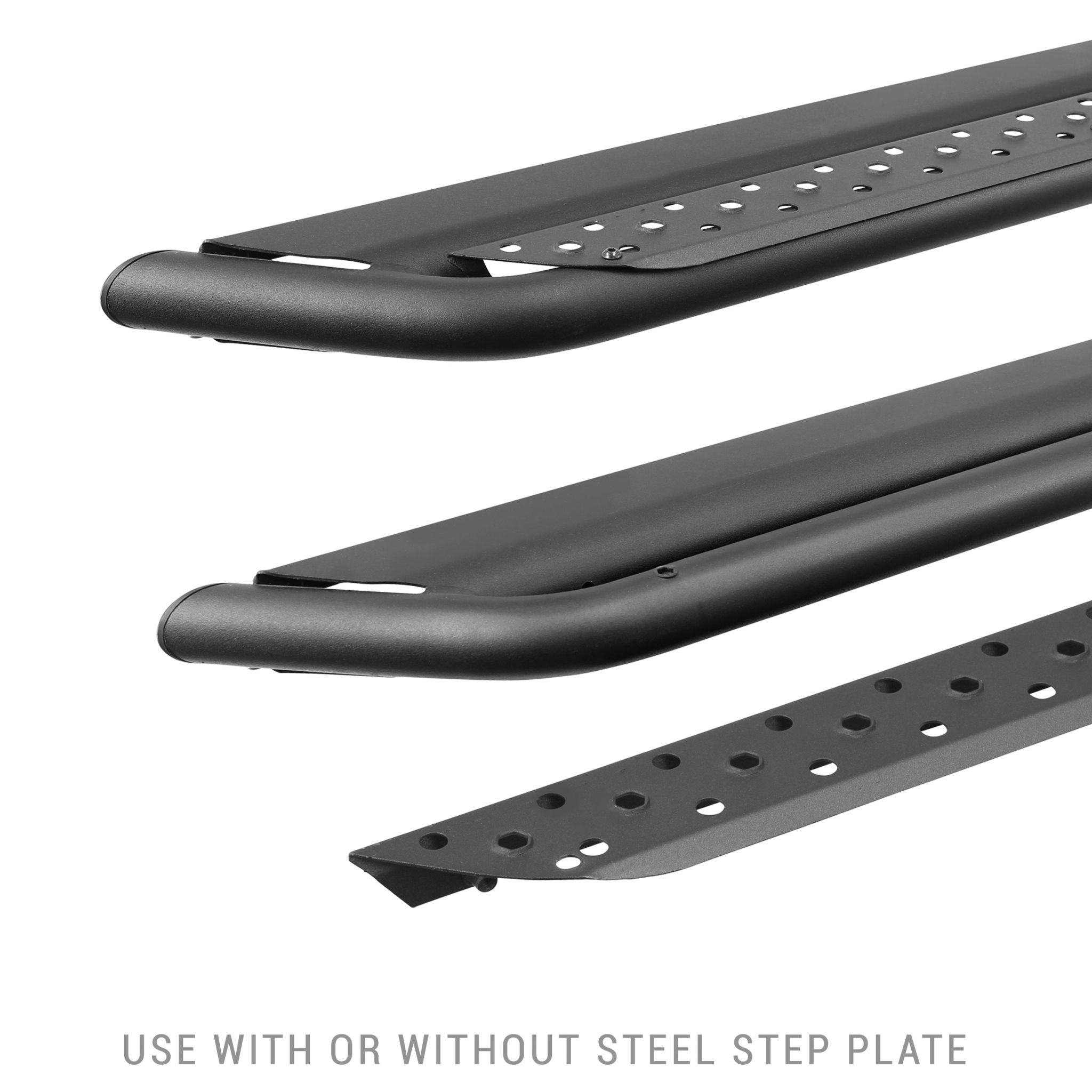 Go Rhino DSS4157T - Dominator Xtreme DSS Side Steps with Rocker Panel Mounting Bracket Kit - Textured Black