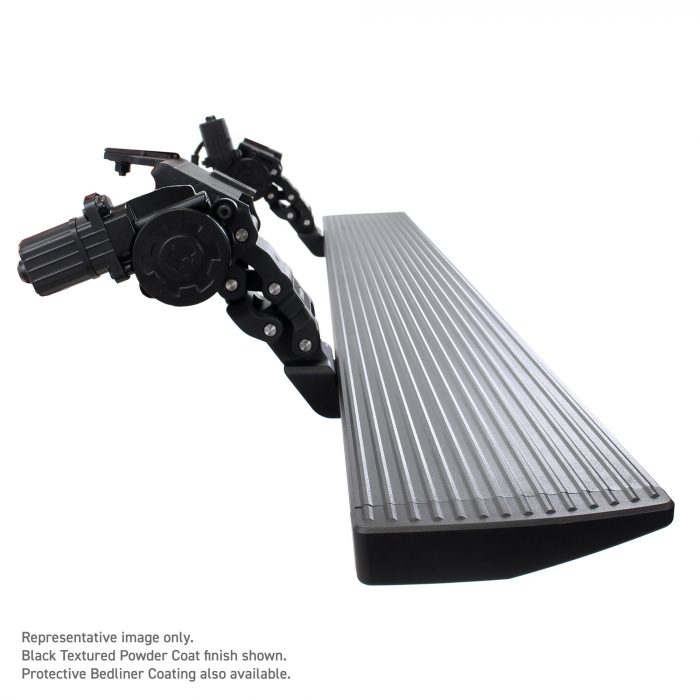 Go Rhino 20415587T - E1 Electric Running Boards With Mounting Brackets - Protective Bedliner Coating