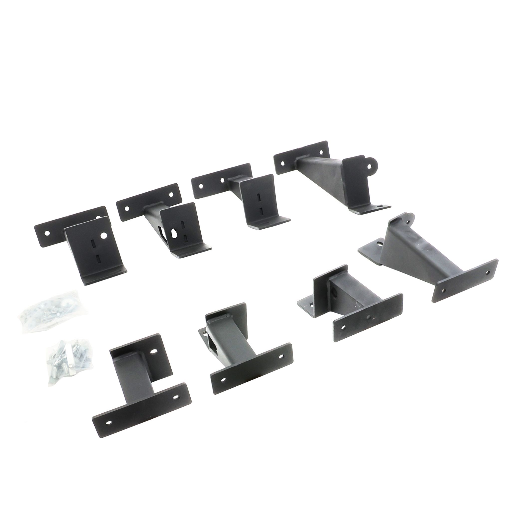 Go Rhino D64516T - Dominator Xtreme D6 SideSteps With Mounting Bracket Kit - Textured Black