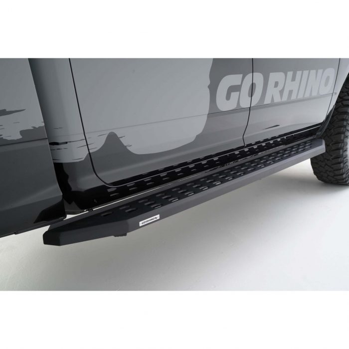 Go Rhino - 69420687PC - RB20 Running Boards With Mounting Brackets - Textured Black