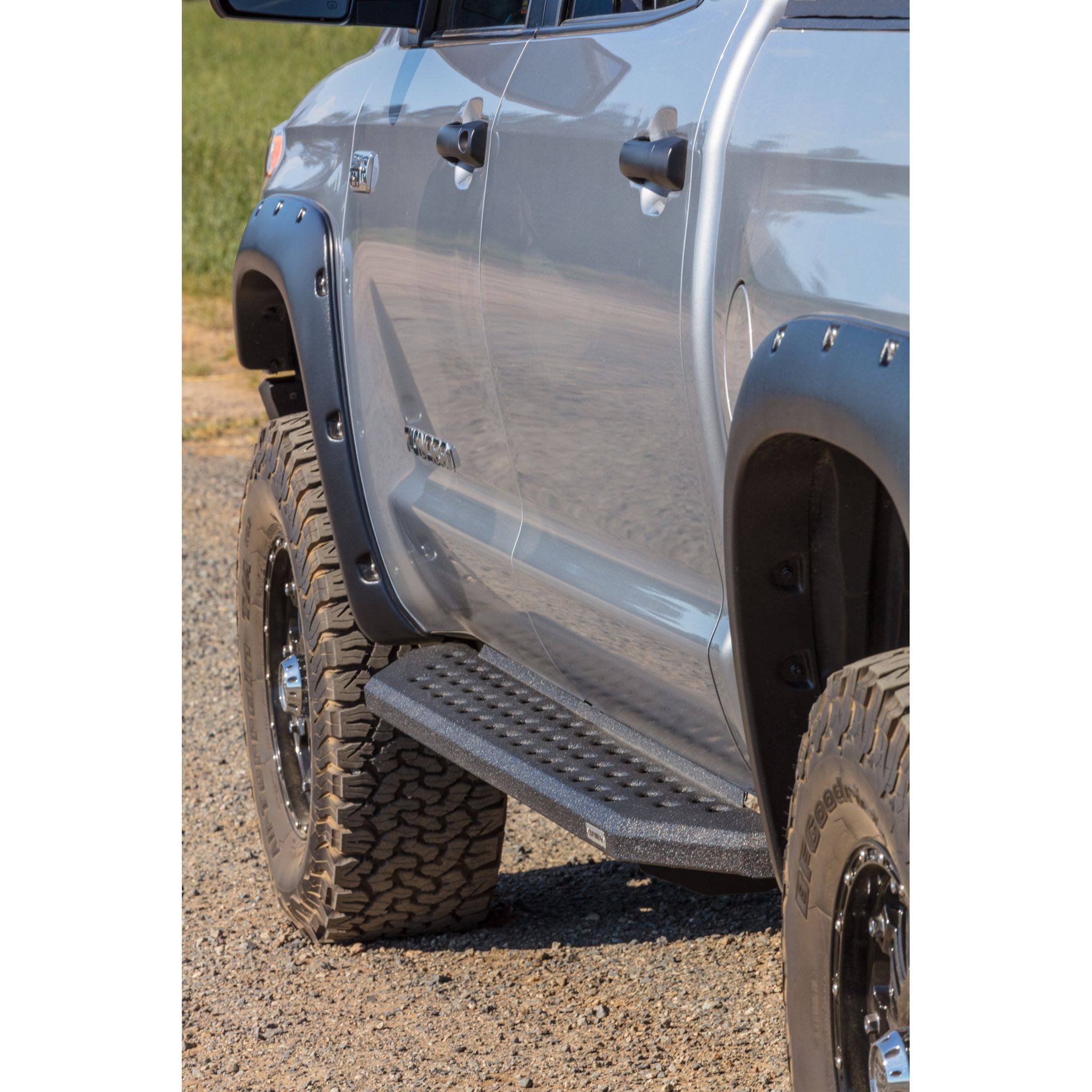Go Rhino - 69442987T - RB20 Running Boards With Mounting Brackets - Protective Bedliner Coating