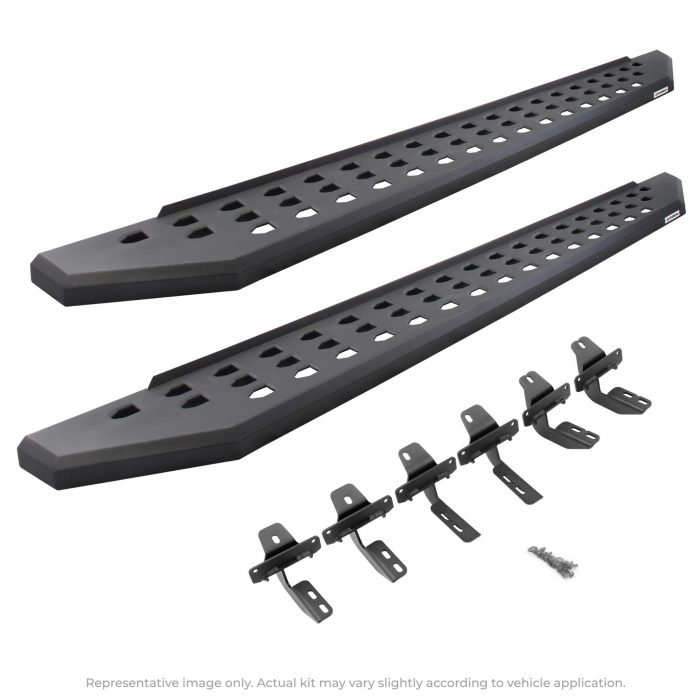 Go Rhino - 69404280PC - RB20 Running Boards With Mounting Brackets - Textured Black