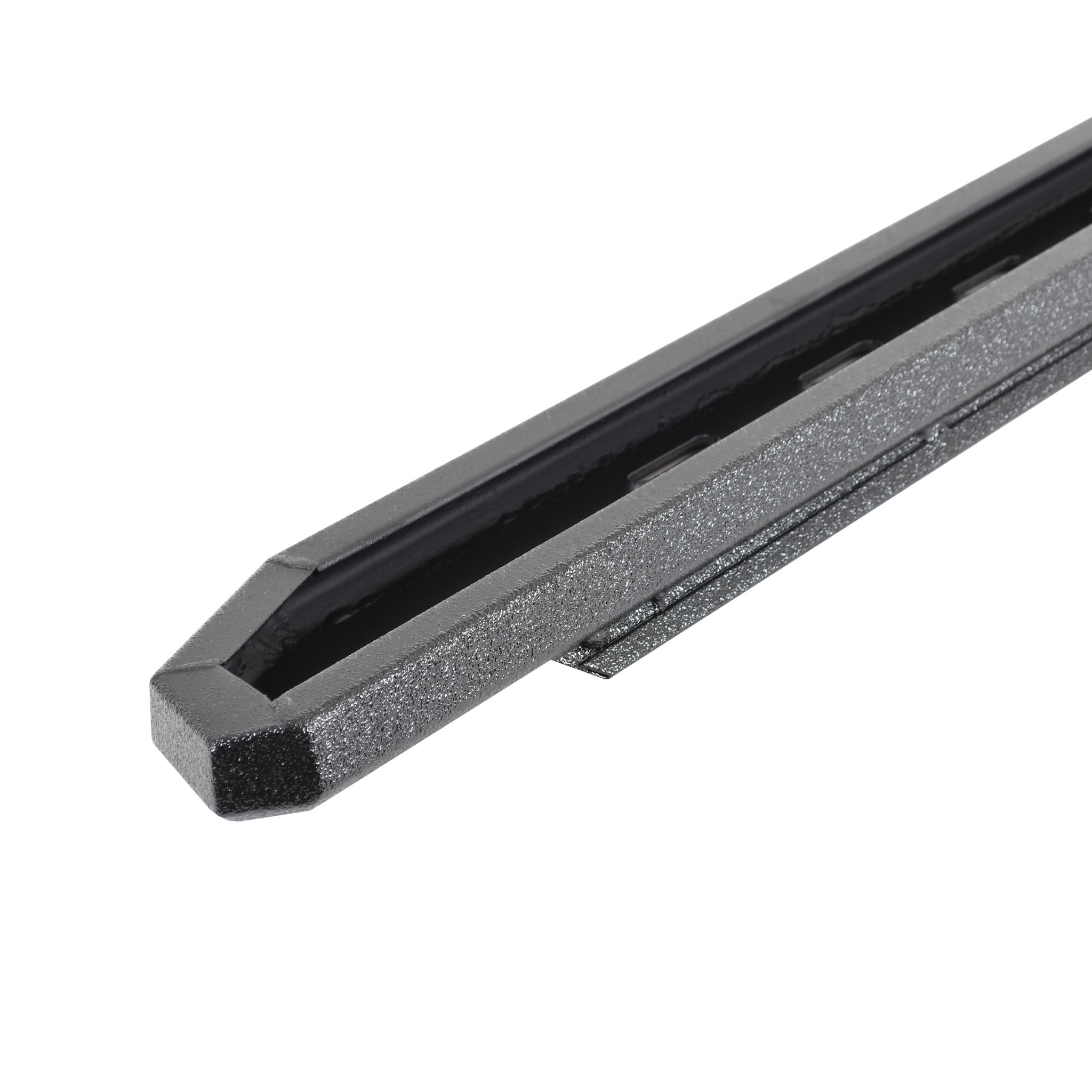 Go Rhino 69630687ST - RB30 Slim Line Running Boards with Mounting Bracket Kit - Protective Bedliner Coating