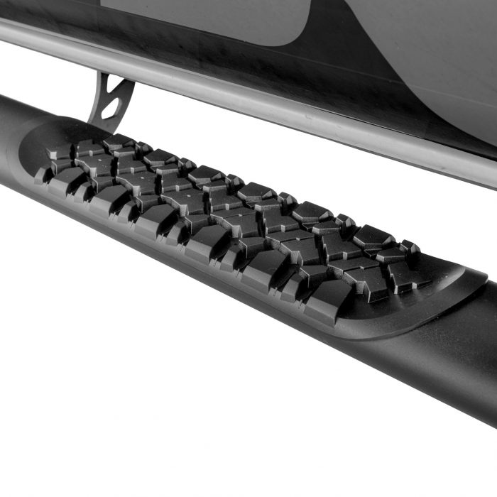 Go Rhino V3450674T - V3 Series Aluminum Side Steps with Mounting Brackets - Textured Black