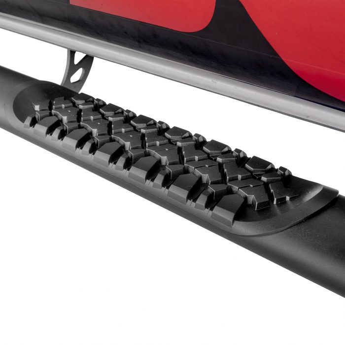 Go Rhino V3404887T - V3 Series Aluminum Side Steps with Mounting Brackets - Textured Black