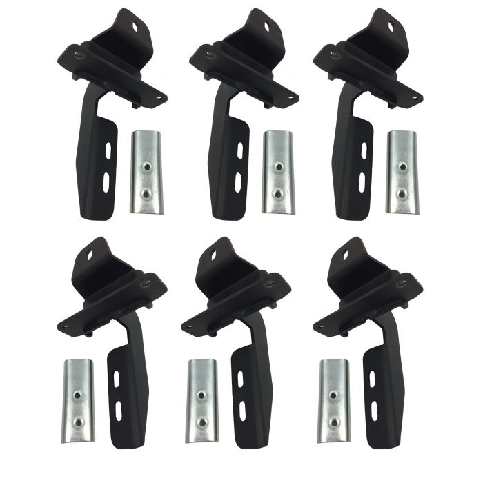 Go Rhino 6845065 - OE Xtreme Side Steps - Mounting Brackets Only -Textured Black