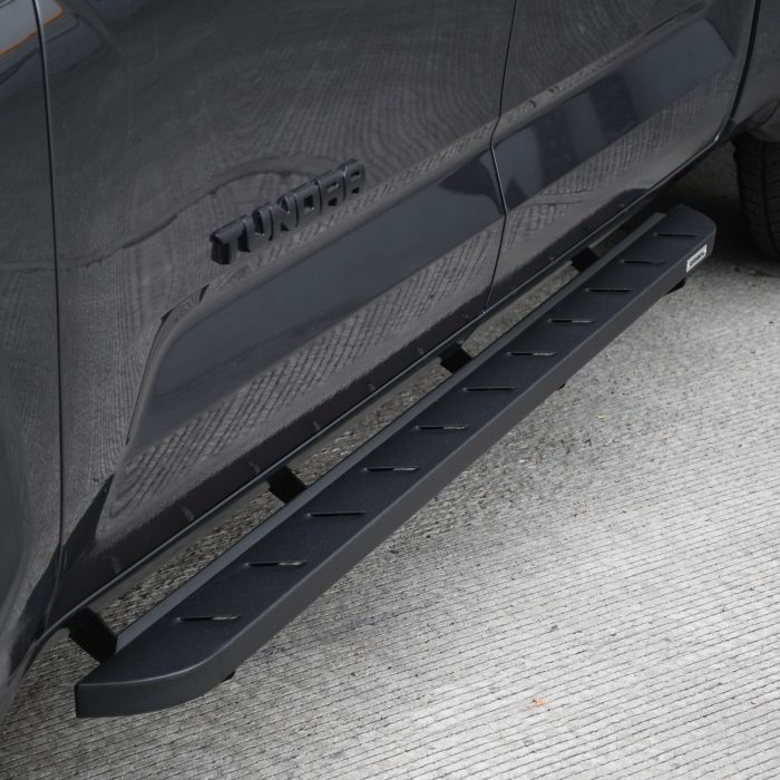 Go Rhino 63443687SPC - RB10 Slim Line Running Boards With Mounting Brackets - Textured Black