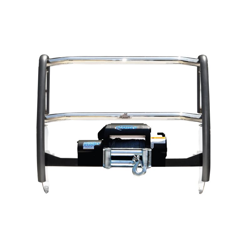 Go Rhino 23921PS - Winch Guard - Center Grille Guard only - Polished Stainless Steel