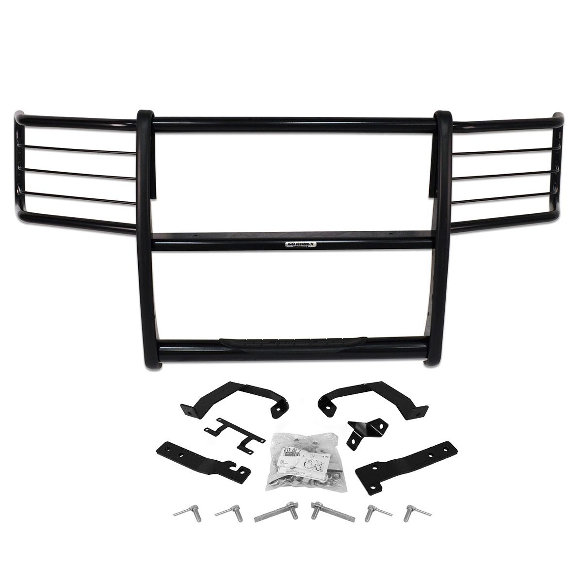 Go Rhino 3369MB - 3000 Series StepGuard Grille Guard with Brush Guards - Black powder coat