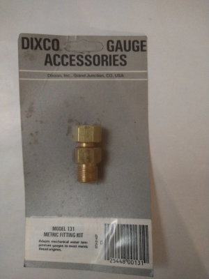 Metric Fitting Kit Mechanical Water Temperature Dixco 131