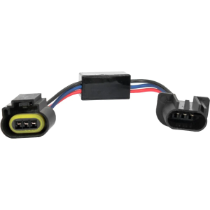 SINGLE HIGH 4 ADAPTER WITH H13 PLUGS (KEEPS LOW BEAMS ON WHEN HIGH BEAM ACTIVATE