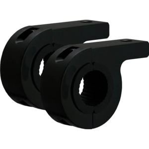PAIR OF BLACK 1.00" TUBE FRAME MOUNTING CLAMP (FOR M8 MOUNTING BOLT)