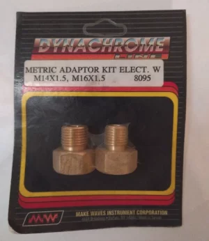 METRIC ADAPTER KIT, ELECTRIC WATER GAUGE, M14x1.5, M16x1.5, DYNACHROME # 8095