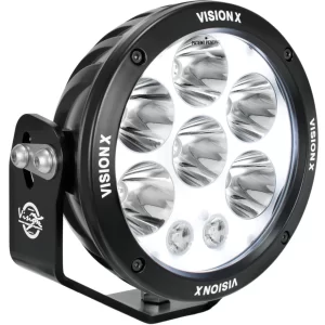 SINGLE 6.7" CANNON ADV HALO 8 LED LIGHT MIXED BEAM