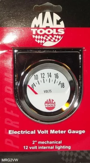 Mac Tools 2 Inch Electrical Volt Meter Gauge Kit MRG2VW
