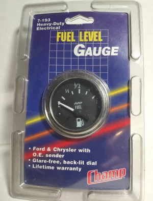 CHAMP Heavy Duty Electrical Fuel Level Gauge 7-193