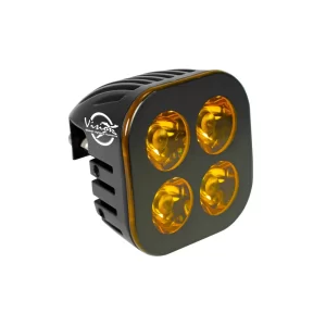 UNITE 20 WATT 4 LED BLACK OUT SPOT AMBER LENS (V POD)