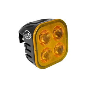 UNITE 20 WATT 4 LED BLACK OUT ELLIPTICAL 15X45 AMBER LENS (X POD)