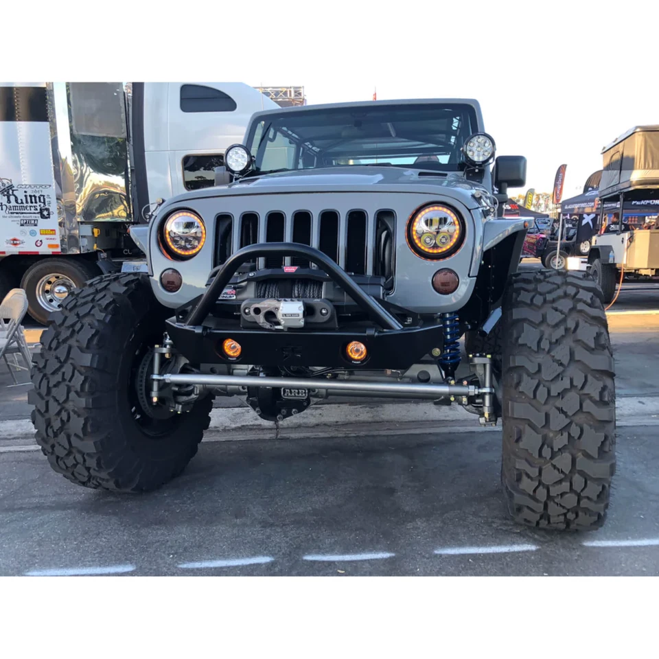 KIT OF TWO 3.7" OPTIMUS ROUND AMBER HALO SERIES PRIME BLACK 10-WATT LED LIGHT 1 - Image 5