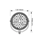PAIR OF 8.7" 30 LED VL OFFROAD SERIES DUAL FUNCTION KIT WITH WF COVERS AND HARNE - Image 2