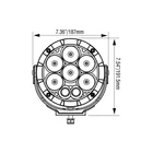 SINGLE 8.7IN CANNON ADV HALO SELECTIVE YELLOW 14 LED LIGHT MIXED BEAM INCLUDING - Image 2