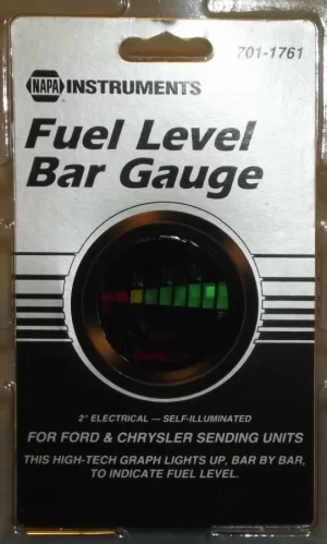 Sunpro/NAPA Instruments 2 Inch Bar Gauge Fuel Level Ford & Chrysler 701-17611