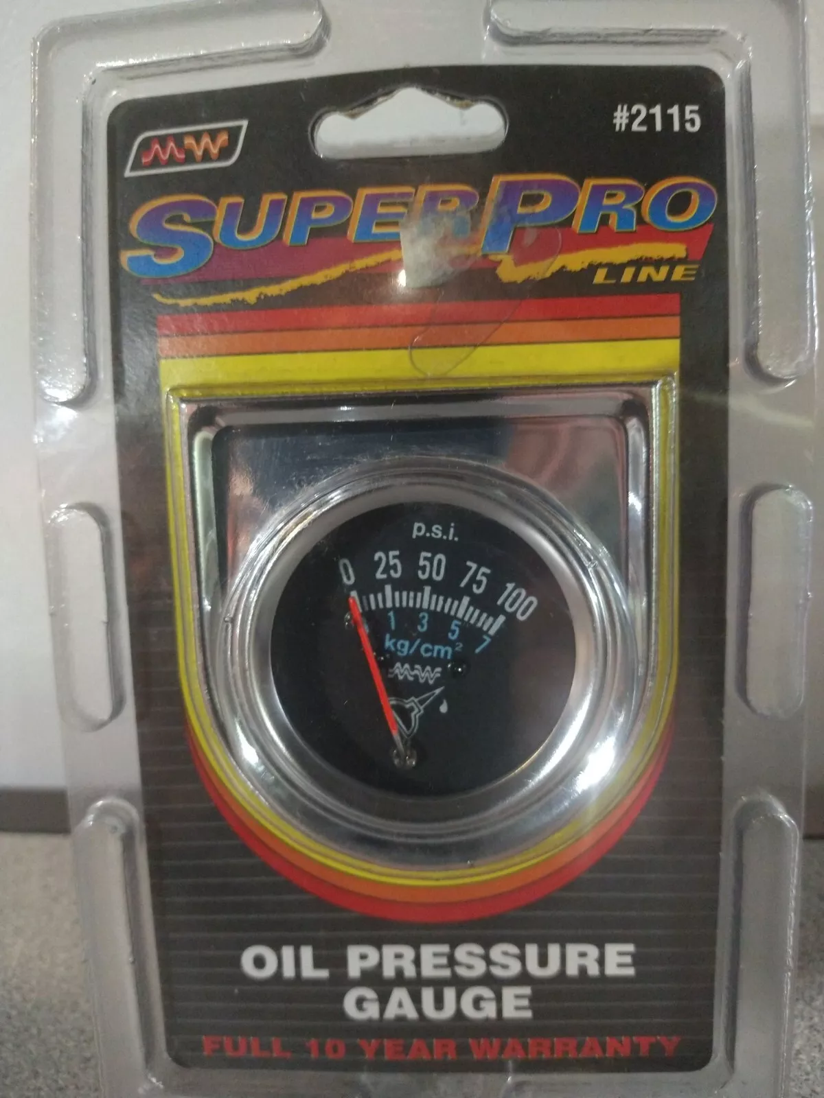OIL PRESSURE GAUGE MAKE WAVES SUPER PRO 2115