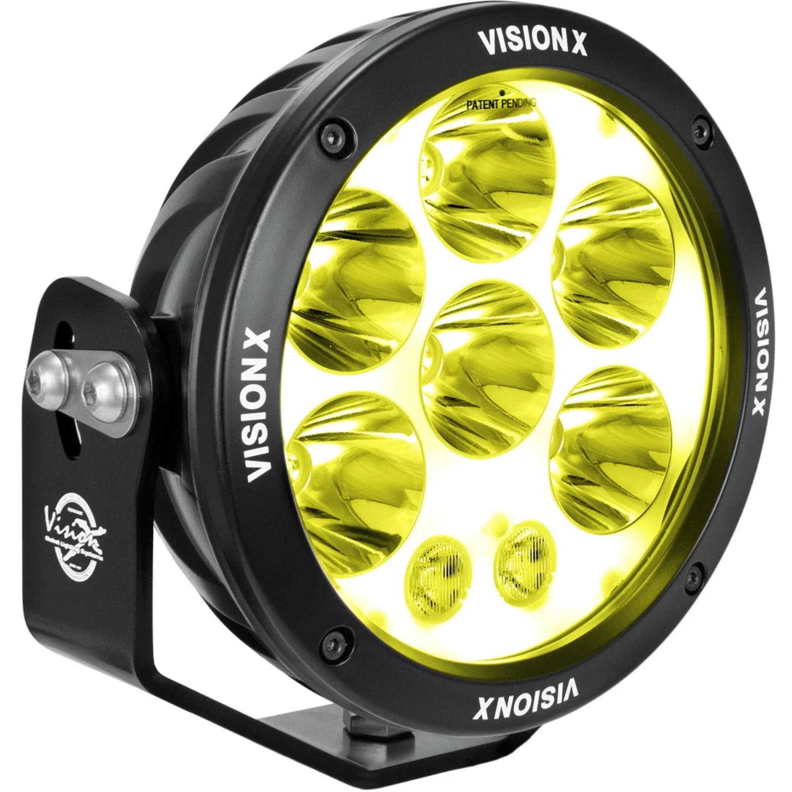 SINGLE 8.7IN CANNON ADV HALO SELECTIVE YELLOW 14 LED LIGHT MIXED BEAM INCLUDING