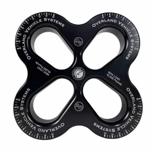 Overland Universal Black Aluminum 45000 Lb. RDL 8" Recovery Distribution Link