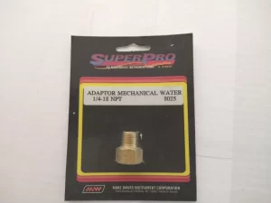 ADAPTER for OIL, ELECT., WATER GAUGE, 3/8-18NPT, DYNACHROME, SUPERPRO, # 8055