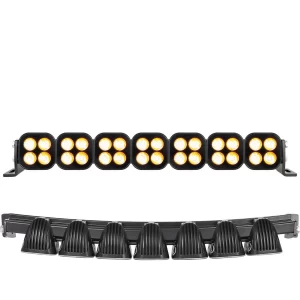 UNITE SERIES CURVED 20" BLACKOUT AMBER SPOT BEAM
