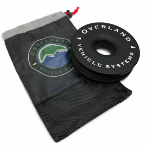 Overland 19240004 Universal Black Aluminum 6.25" Recovery Ring w/ Storage Bag